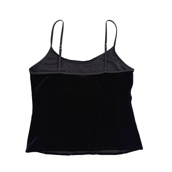 NWT Cinema Etoile Embroidered Velvet Cami Tank Top Witchy Whimsigoth Grunge | M - Picture 3 of 4